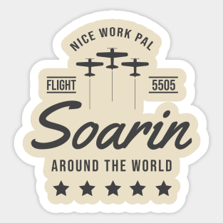 Vintage Soarin Light Sticker